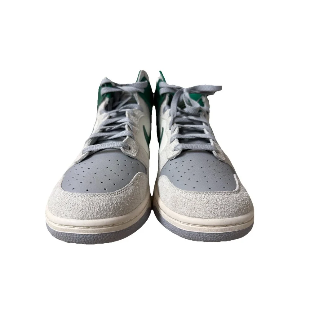 Nike By You Dunk High ID White Grey Green | DV2273-900 Size Men 14/Women 15.5